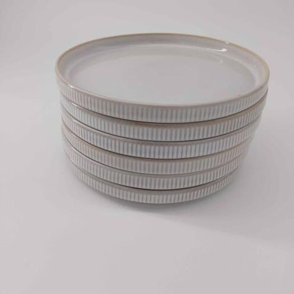 Famiware Nebula Star salad appetizer plates 6pcs cappuccino white